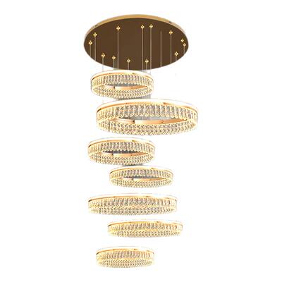 别墅复式楼大吊灯轻奢水晶吊灯