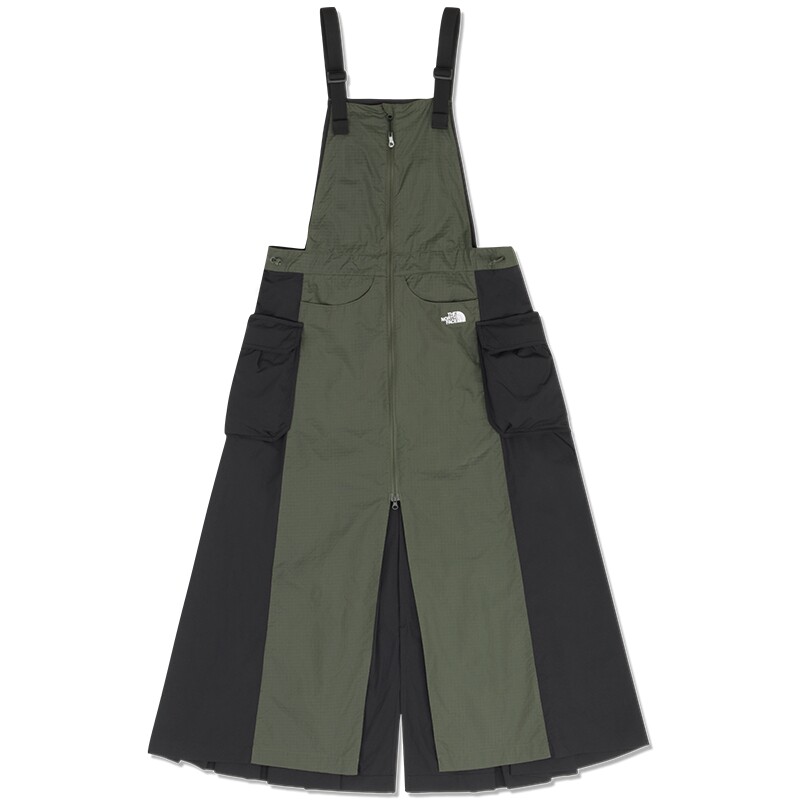 北面UE设计师款女背带连衣裙拼接收腰户外新TheNorthFace|8CMB