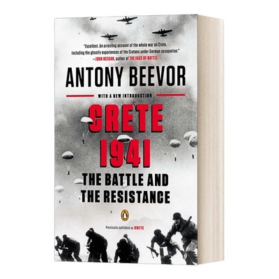 英文原版 Crete 1941 The Battle and the Resistance 克里特 战役与抵抗 Antony Beevor安东尼 比弗 英文版 进口英语原版书籍