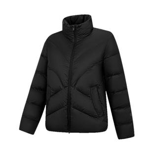 乔丹抗静电羽绒服女2025冬季新款商场同款轻薄防泼水防风保暖外套