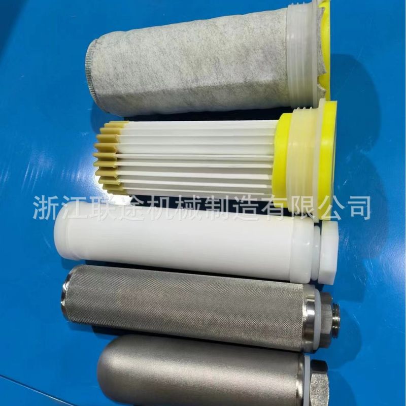 粉尘颗粒物真空上料机保证耐高温品质过滤器不锈钢烧结布袋PE滤芯