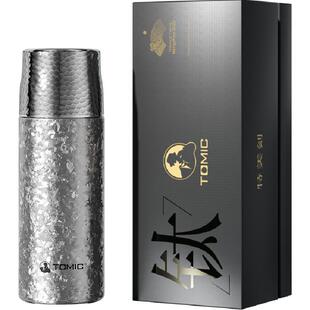 tomic特美刻纯钛保温杯茶水分离男女泡茶杯大容量钛杯节日礼物