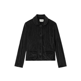 现货宋妍霏同款COTEMP25秋冬诺维复古超短大衣ROWEN CROPPED COAT