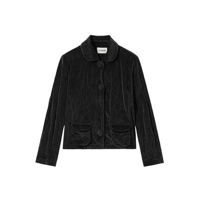 诺维复古超短大衣简约