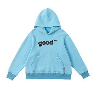 美好商店MeihaoStore印花good薄绒卫衣男连帽五色休闲情侣款外套