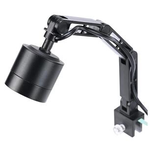 迷你鱼缸小射灯机械臂调焦灯三色变光南美溪流水族led鱼缸照明灯