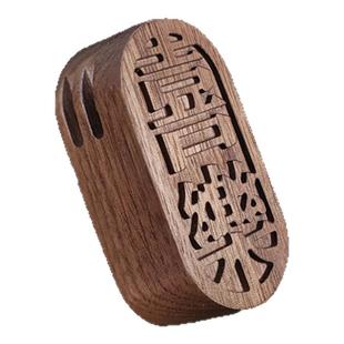 车载出风口扩香器精油香薰高级感持久留香实木质汽车香水散发空瓶