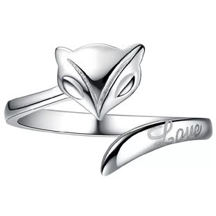 谢家银匠手工999足银十二生肖公鸡戒指  男女本命年银灵猴戒指