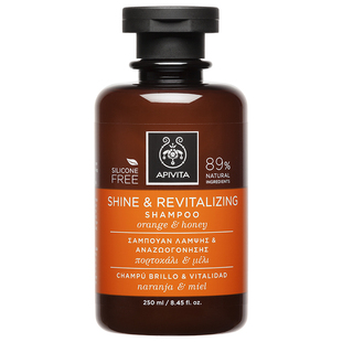 APIVITA/爱蜜葳塔香橙蜂蜜洗发水焕活亮泽顺滑250ml