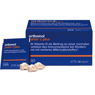 磨花德国奥适宝儿童复合维生素 Orthomol junior梅子味小车糖