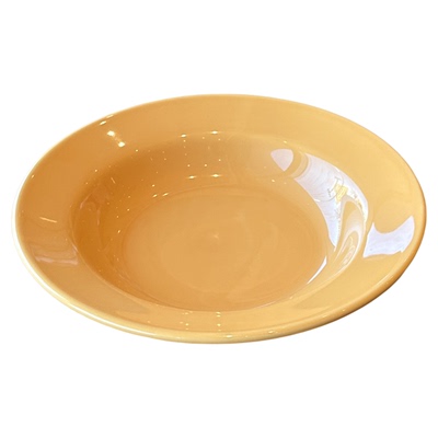 Tuxton复古橙黄多用汤意面盘