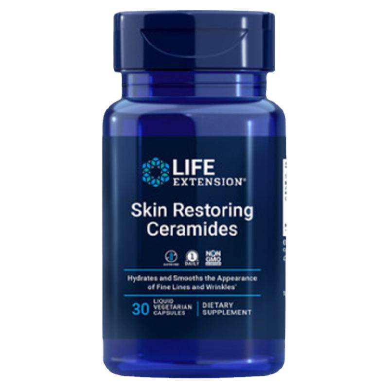 美国LifeExtension皮肤修复神经酰胺口服保湿Skin Restoring