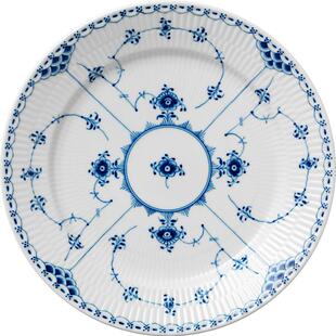 RoyalCopenhagen皇家哥本哈根半蕾丝唐草手绘餐具餐盘子菜盘家用