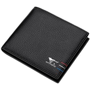 七匹狼男士钱包2025新款真皮短款简约爸爸薄款钱夹男款大学生皮夹