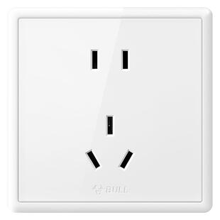 公牛开关插座面板86型墙壁暗装家用带5孔五孔usb多孔G36一开五孔