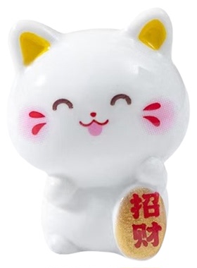 可爱元宝招财小猫微景观桌面摆件
