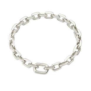 不拘S925纯银斯巴达男士手链潮简约小众高级感欧美银饰