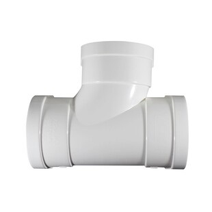 PVC三通排水管顺水异径三通下水变径接头配件50 75 110 160转200
