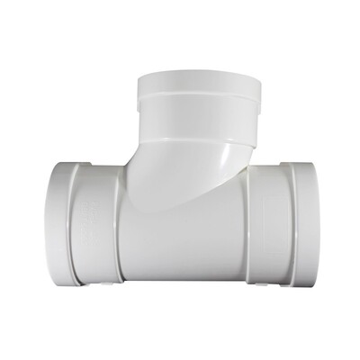 PVC三通排水管顺水异变径下配件