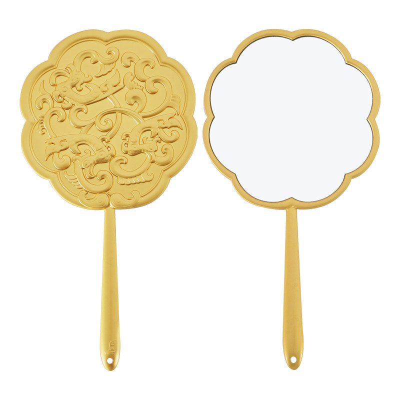 三星堆博物馆周边文创镜子桌面手持化妆镜便携复古中国风节日礼物