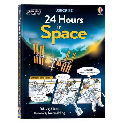 在太空的24小时英文原版绘本