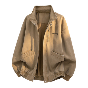 WE11DONE THE小众韩国潮牌复古牛仔衣工装夹克男春秋宽松潮牌外套