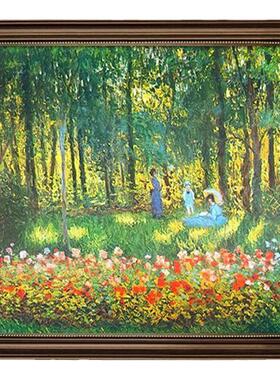美式玄关装饰画法式复古餐厅画