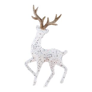 网红圣诞节水晶鹿蛋糕装饰闪粉圣诞麋鹿小鹿摆件生日烘焙派对装扮