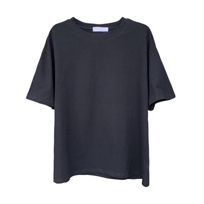 纯色纯棉短袖女宽松春夏新款2022