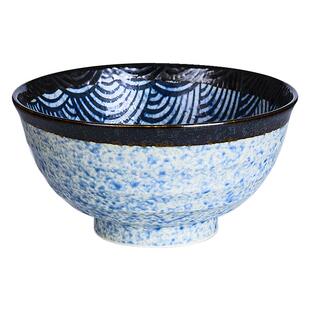 【自营】波佐见烧日本进口陶瓷餐具青海波吃饭碗日式拉面汤碗餐碗
