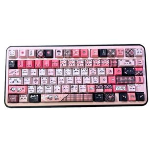 Maorbeng黑粉亚比MAO高度/原厂高度机械键盘十字键帽亚比酷炫黑粉