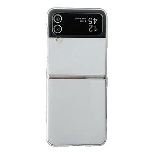 适用三星zflip4手机壳透明Galaxyzflip3折叠屏w23flip心系天下全包防摔翻盖新款超薄简约高透保护套男女款