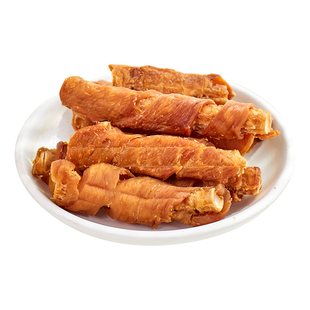 狗狗零食风干鸡肉绕三文鱼骨磨牙棒肉干美毛补钙泰迪博美小型犬