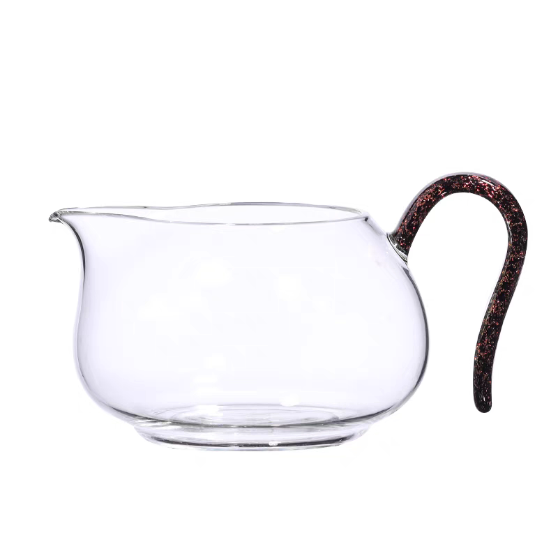 玉见公道杯玻璃纯手工加厚茶海分
