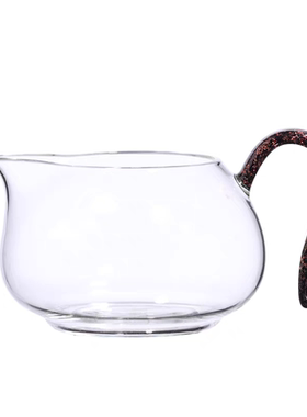 玉见公道杯玻璃纯手工加厚茶海分