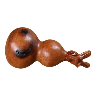 天然雷击枣木雨渐耳葫芦挂件diy手工编绳吊坠随身配饰办公室摆件