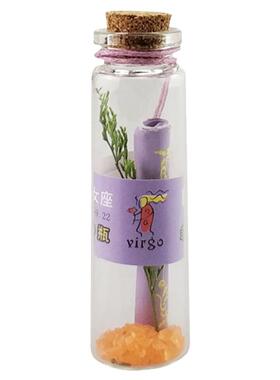 星座手工艺圣诞节小礼物许愿瓶