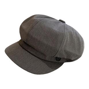 帽子女画家帽韩版复古百搭可调节八角帽网红英伦时尚鸭舌贝雷帽潮