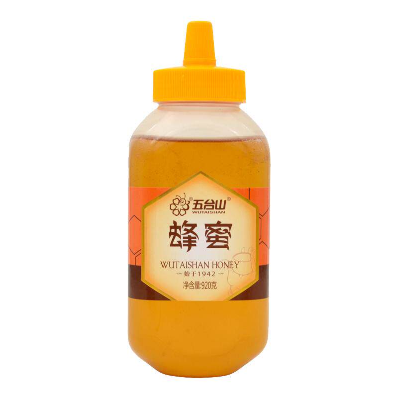 五台山百花蜂蜜920g大瓶装纯正蜂蜜冲饮泡水喝早餐食用山花蜂蜜