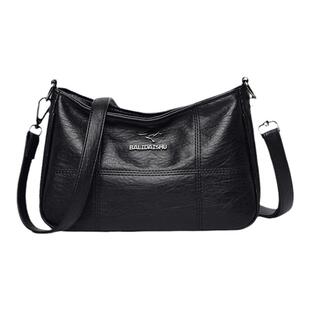 真皮女包2026新款时尚斜挎包百搭中年妈妈包软皮牛皮大容量单肩包