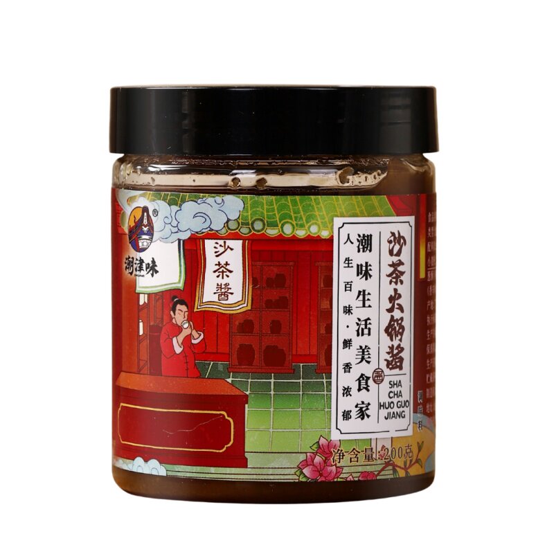 潮津味沙茶酱正宗潮汕牛肉火锅酱料调味蘸酱沙爹酱拌面烧烤酱特产