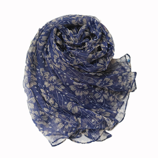 真丝长款丝巾薄款桑蚕丝百搭时尚韩版春秋季护颈洋气围巾女长纱巾