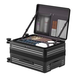 大嘴猴侧开行李箱女2025新款可扩展多功能拉杆箱24寸旅行登机箱男