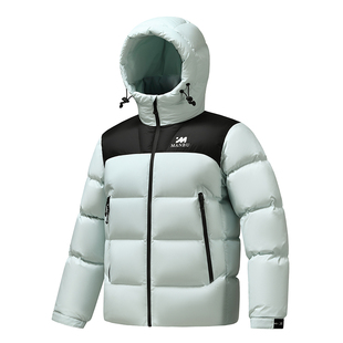 鸭鸭漫步羽绒服2025年冬季新款连帽时尚休闲百搭短款外套男女同款