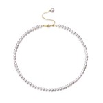 甄选淡水小米珠项链18K金强光亮泽baby珠项链气质女人优质锁骨链