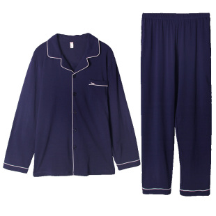 2023春秋新款情侣装睡衣一男一女长袖薄款夏季休闲纯棉家居服