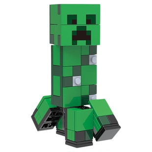 我的世界凋零骷髅僵尸末影人蜘蛛铁傀儡人仔模型拼装积木玩具