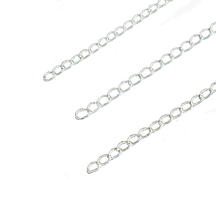 尾链延长链侧身加长链毛衣链散链S925纯银手工DIY配件半成品链条