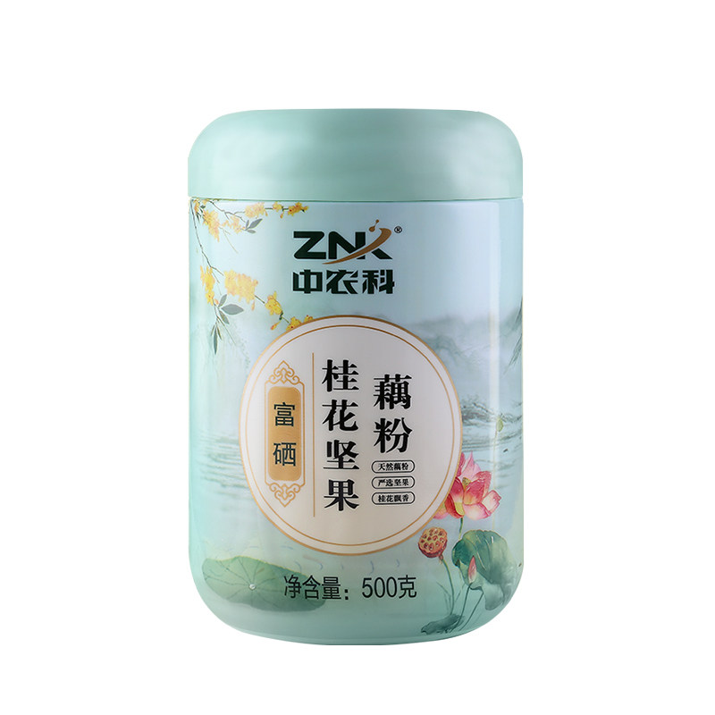 中农科富硒桂花坚果懒人500g藕粉