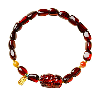 宫里上新正品天然血珀手串